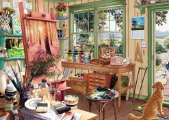 Ravensburger - My Haven No.11, The Artist’s Shed - 1000 Piece Jigsaw Puzzle Fashion