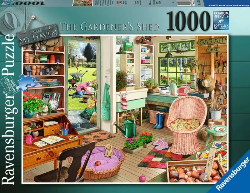 Ravensburger - My Haven No 8, The Garden Shed - 1000 Piece Jigsaw Puzzle Fashion