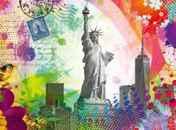 Ravensburger - New York Postcard - 500 Piece Jigsaw Puzzle New