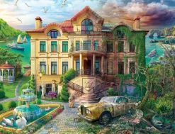 Ravensburger - Now & Then, Cove Manor Echoes - 2000 Piece Jigsaw Puzzle Best
