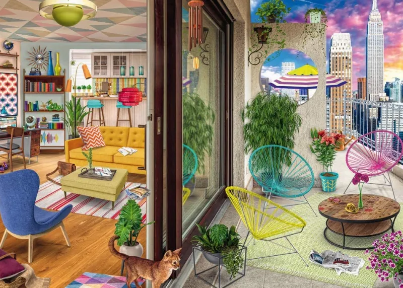 Ravensburger - NYC Apartment Vision - 1000 Piece Jigsaw Puzzle Online