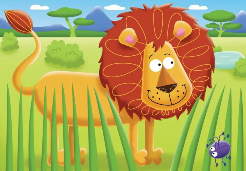 Ravensburger - On Safari My First Puzzles - 2, 3, 4 and 5 Piece Jigsaw Puzzles Hot