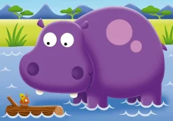 Ravensburger - On Safari My First Puzzles - 2, 3, 4 and 5 Piece Jigsaw Puzzles Hot