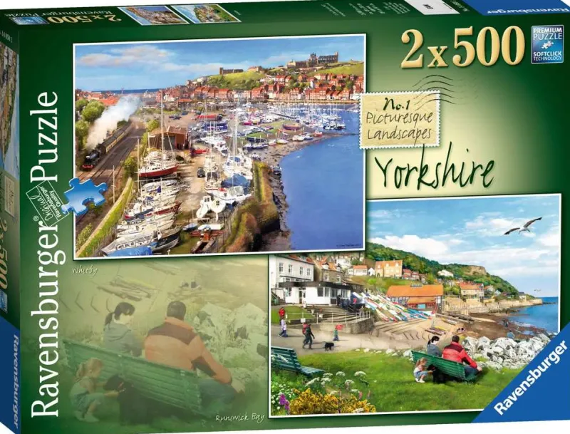 Ravensburger - Picturesque Yorkshire - 2 x 500 Piece Jigsaw Puzzles Sale