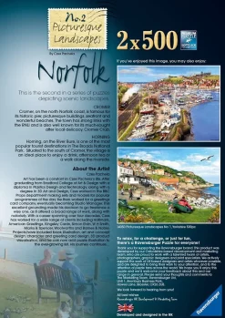 Ravensburger - Picturesque Norfolk - 2 x 500 Piece Jigsaw Puzzles Discount