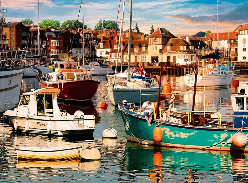 Ravensburger - Picturesque Hampshire - 2 x 500 Piece Jigsaw Puzzle Best