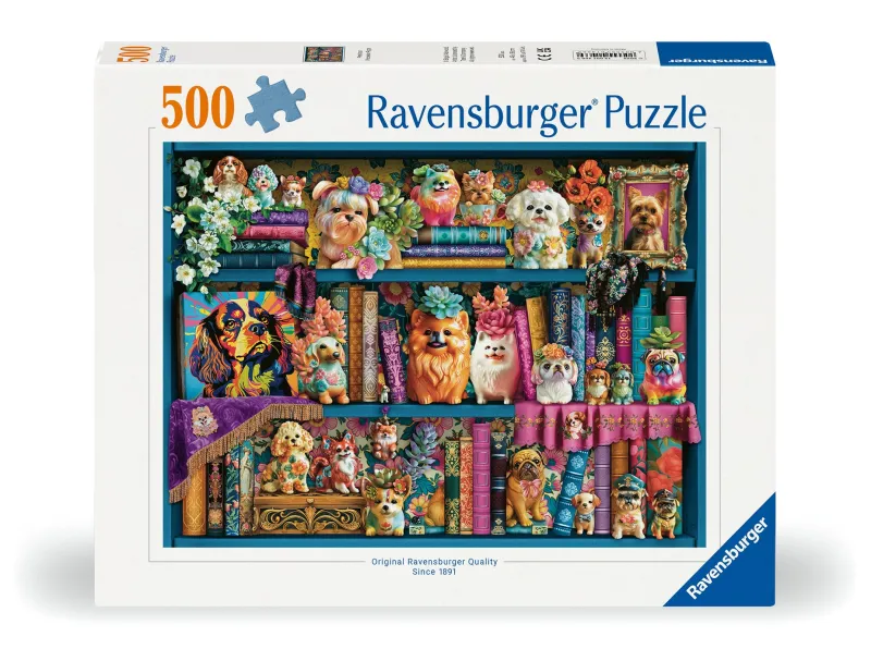 Ravensburger - Precious Porcelain Pugs - 500 Piece Hot