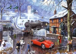Ravensburger - Railway Crossing - 1000 Piece Jigsaw Puzzle Outlet