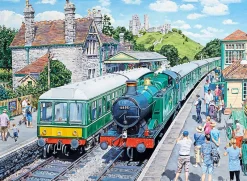 Ravensburger - Railway Heritage No 1 - 2 x 500 Piece Jigsaw Puzzles Fashion
