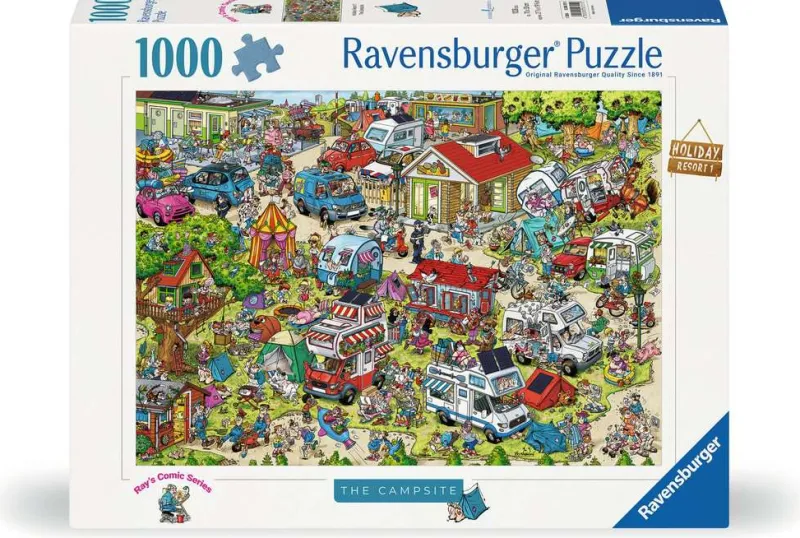 Ravensburger - Rays Comic Series – The Campsite - 1000 Piece Jigsaw Puzzle Outlet