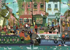 Ravensburger - Riverside Town - 1000 Piece Jigsaw Puzzle Outlet