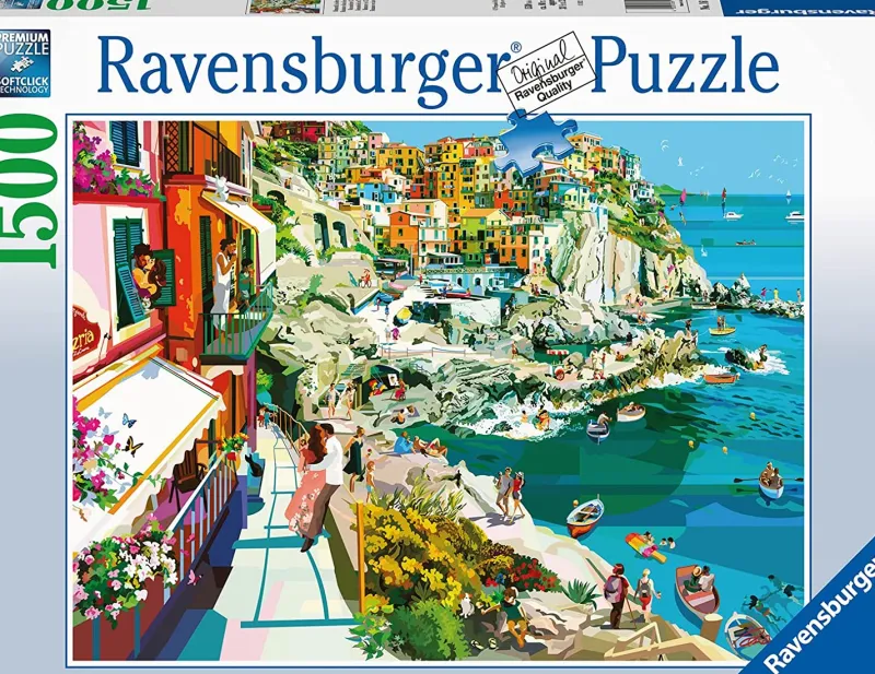 Ravensburger - Romance in Cinque Terre - 1500 Piece Jigsaw Puzzle Outlet