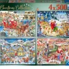 Ravensburger - Roy Trower Christmas Collection no.2 - 4 x 500 Piece Jigsaw Puzzle Online