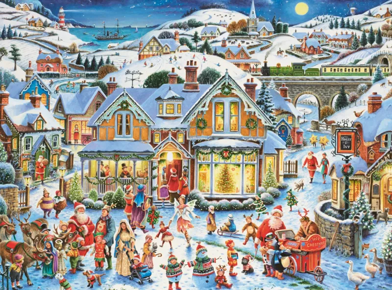 Ravensburger - Roy Trower Christmas Collection no.2 - 4 x 500 Piece Jigsaw Puzzle Online