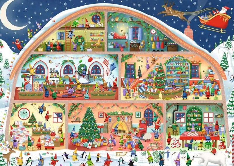 Ravensburger - Santa’s Workshop - 1000 Piece Jigsaw Puzzle Online