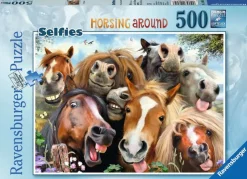 Ravensburger - Selfies - Horsing Around - 500 Piece Jigsaw Puzzle Clearance