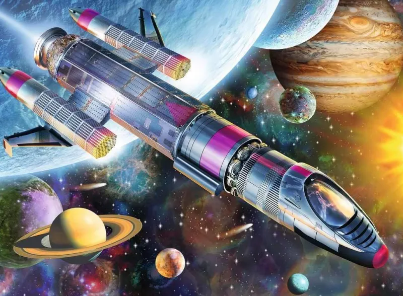 Ravensburger - Space Mission - 100 XXL Piece Jigsaw Puzzle Sale