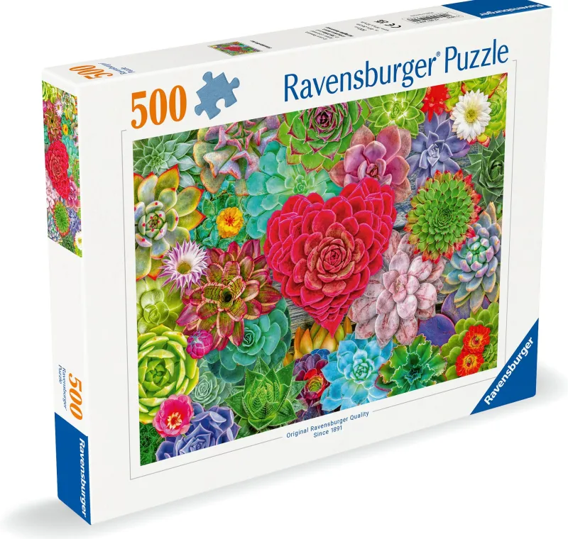 Ravensburger - Succulent Love - 500 Piece Best