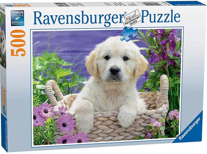 Ravensburger - Sweet Golden Retriever - 500 piece Jigsaw Puzzle Hot