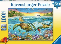 Ravensburger - Swim with Sea Turtles - 100 XXL Piece Jigsaw Puzzle Outlet