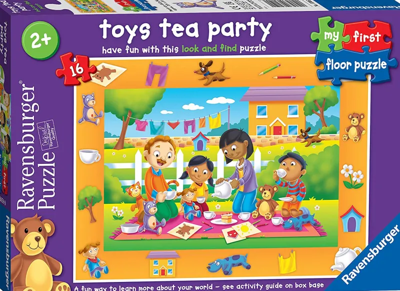 Ravensburger 3059 Tea Party My First 16 Piece Jigsaw Puzzles New