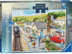 Ravensburger - The Country Station - 100 Piece Jigsaw Puzzle Clearance