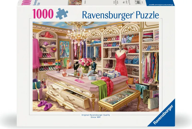 Ravensburger - The Coveted Closet - 1000 Piece Jigsaw Puzzle Sale