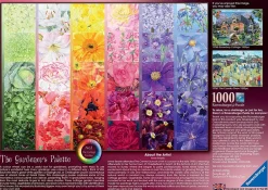 Ravensburger - The Gardener's Palette No.1, Cottage Garden - 1000 Piece Jigsaw Puzzle Best