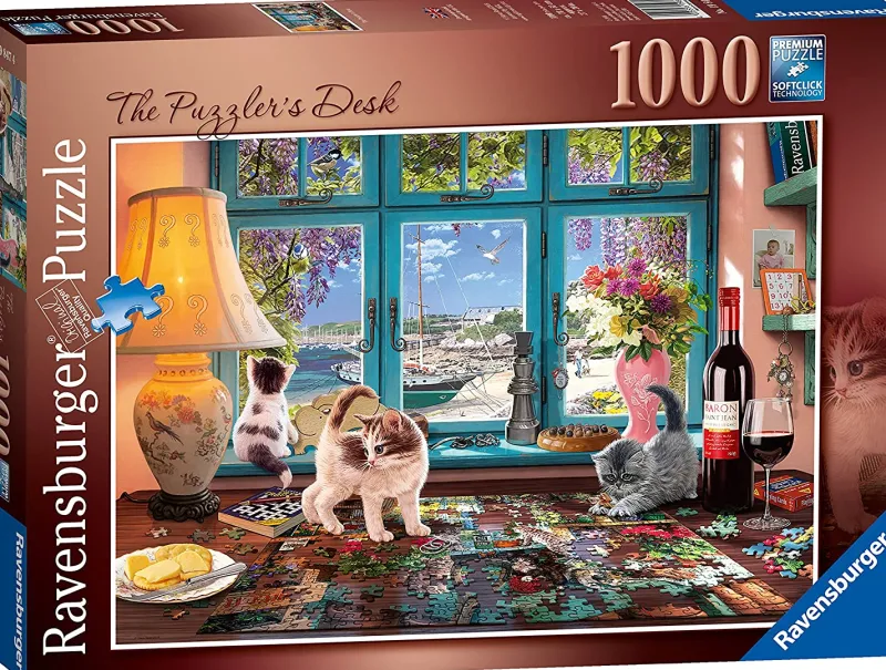 Ravensburger - The Puzzler's Desk - 1000 Piece Jigsaw Puzzle Hot