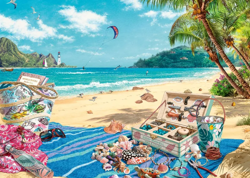 Ravensburger - The Shell Collector - 1000 Piece Jigsaw Puzzle Clearance