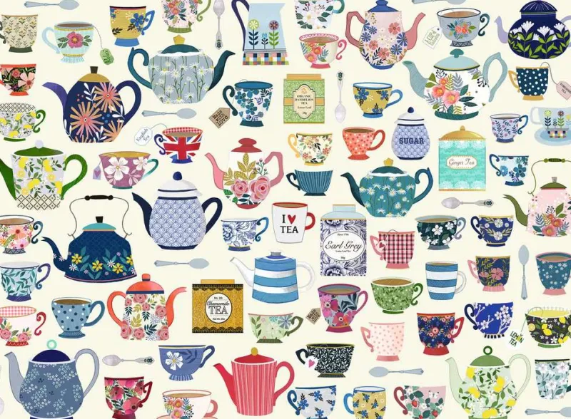 Ravensburger - Time for Tea - Puzzle Championships - 500 Piece Jigsaw Puzzle Outlet
