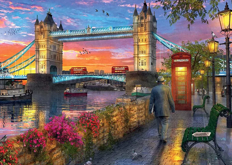 Ravensburger - Tower Bridge at Sunset - 1000 Piece Jigsaw Puzzle Sale