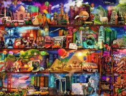 Ravensburger - Travel Shelves - 2000 Piece Jigsaw Puzzle Clearance