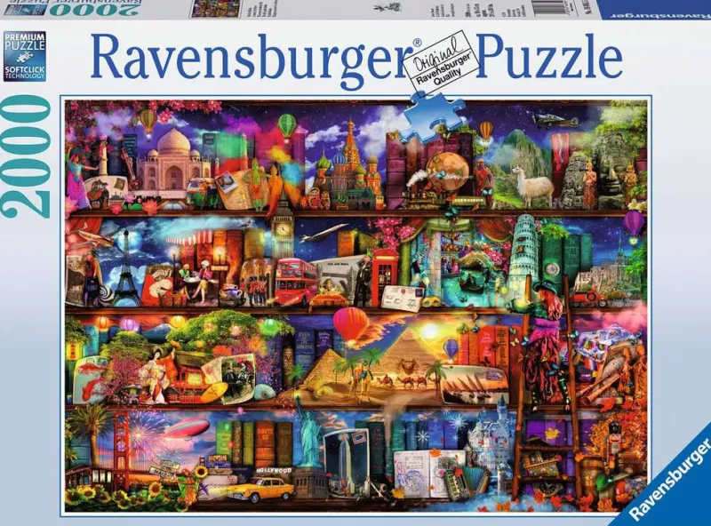 Ravensburger - Travel Shelves - 2000 Piece Jigsaw Puzzle Clearance