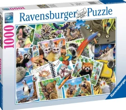 Ravensburger - Traveller's Animal Journal - 1000 Piece Jigsaw Puzzle Hot