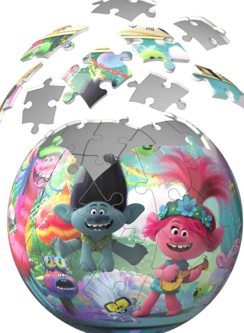 Ravensburger 11169 Trolls 2 World Tour - 72 Piece 3D Jigsaw Puzzle Fashion