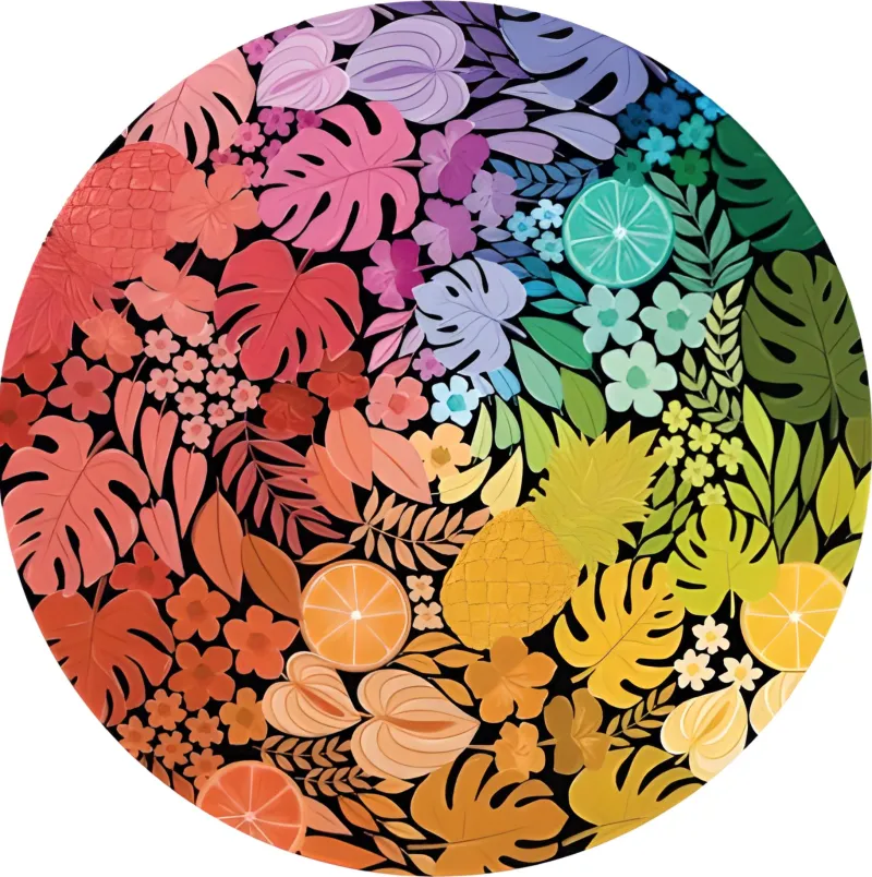 Ravensburger - Tropical Circular - 500 Piece Jigsaw Puzzle Hot