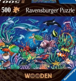 Ravensburger - Under The Sea - 500 Piece Wooden Jigsaw Puzzle Discount