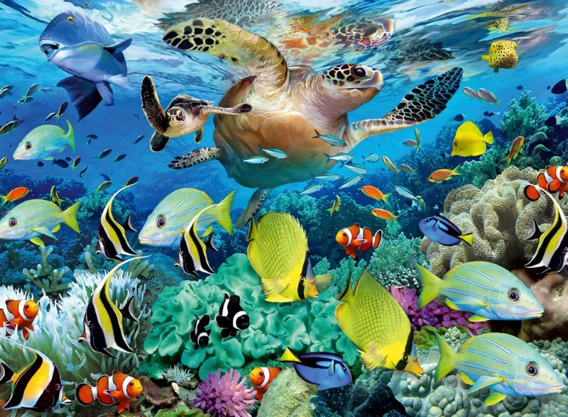 Ravensburger - Underwater Paradise- XXL 150 Piece Jigsaw Puzzle Hot