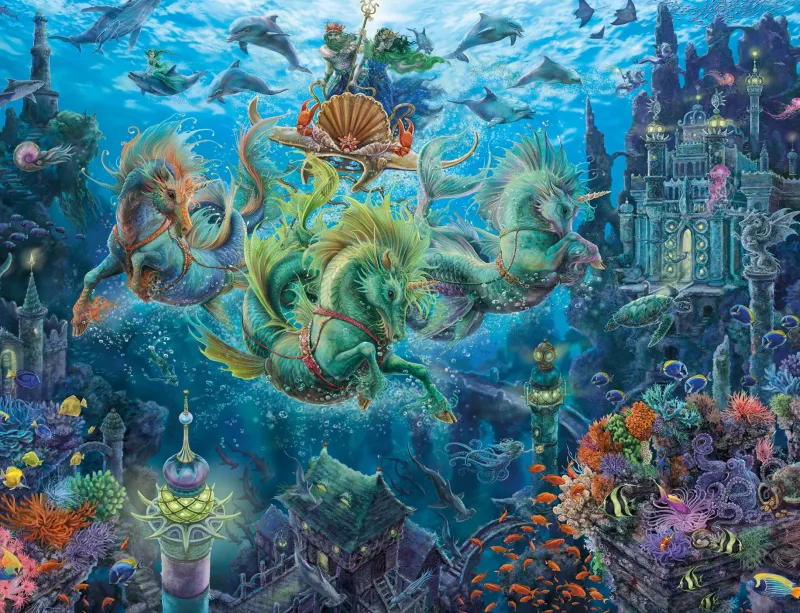 Ravensburger - Underwater Magic - 2000 Piece Jigsaw Puzzle New