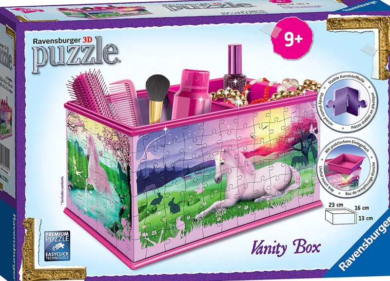 Ravensburger - Unicorn 216 Piece 3d Storage Box Jigsaw Puzzle Sale