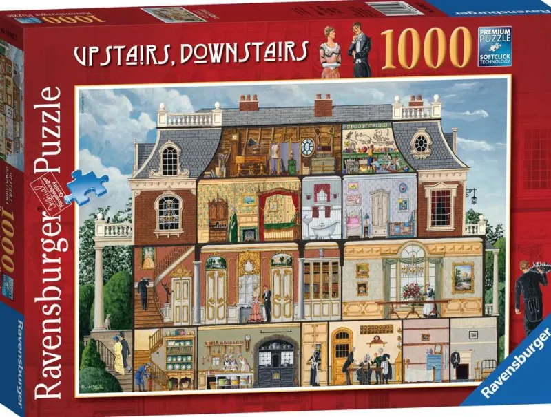Ravensburger - Upstairs, Downstairs - 1000 Piece Jigsaw Puzzle Fashion