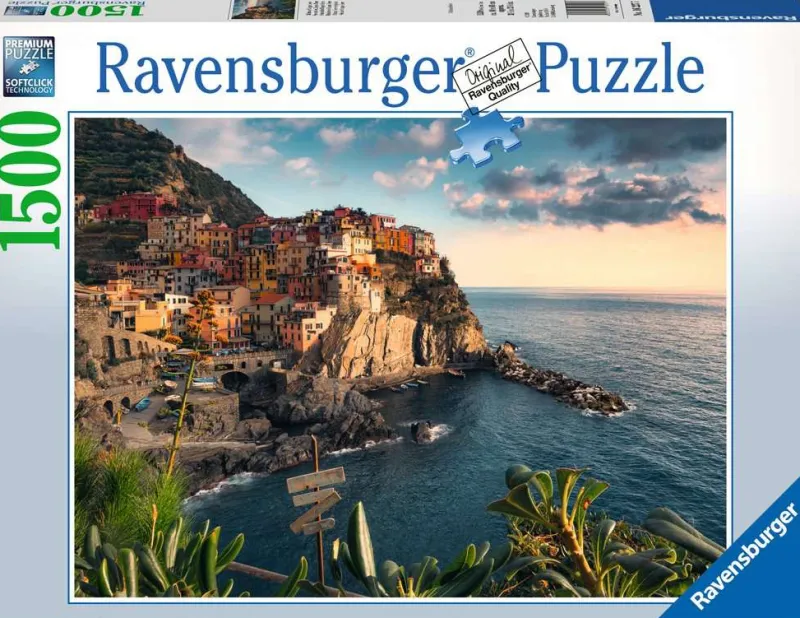 Ravensburger - View of Cinque Terre, Italy - 1500 Piece Jigsaw Puzzle Best