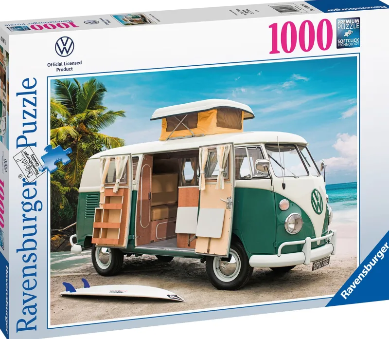 Ravensburger - Volkswagen T1 Camper Van - 1000 Piece Jigsaw Puzzle Sale