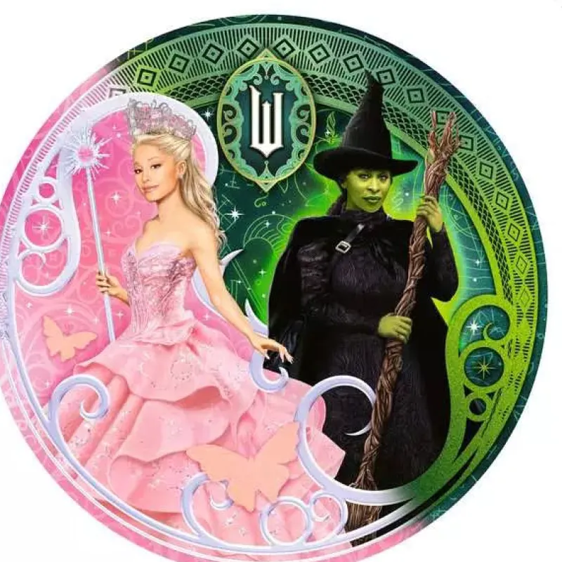 Ravensburger - Wicked the Movie - 500 Piece Circular Jigsaw Puzzle Best