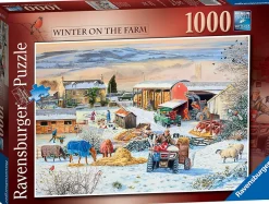 Ravensburger - Winter On The Farm - 1000 Piece Jigsaw Puzzle Online
