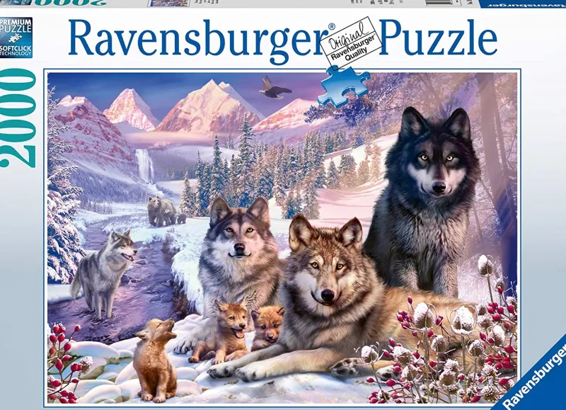 Ravensburger - Wolves In The Snow - 2000 Piece Jigsaw Puzzle Discount