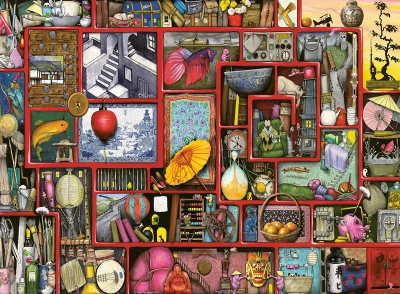 Ravensburger - Wonderful World of Colin Thompson No.1 - 4 x 500 Piece Jigsaw Puzzle New