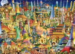 Ravensburger - World Landmarks at Night - 1000 Piece Jigsaw Puzzle Best