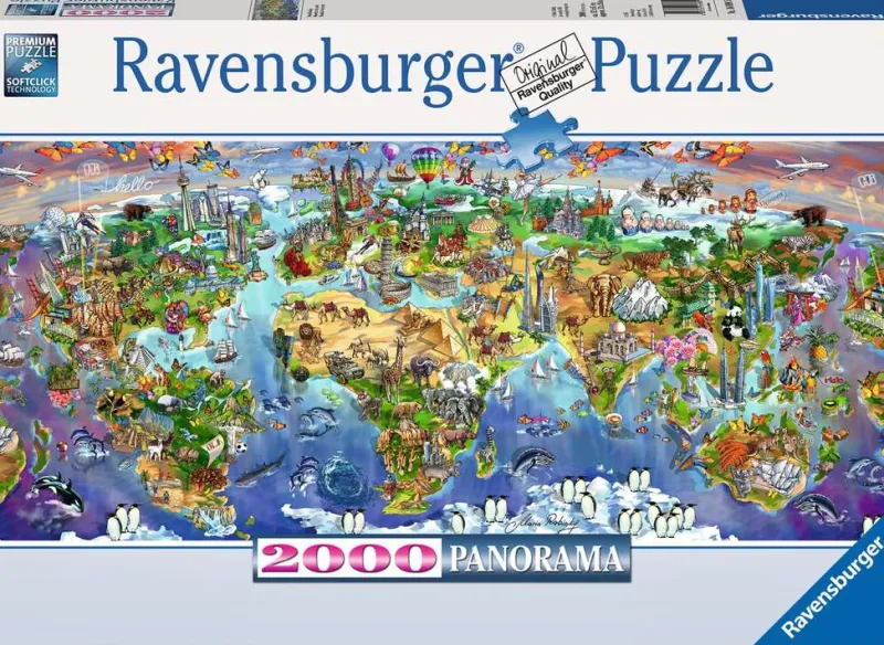 Ravensburger - World Wonders Panoramic- 2000 Piece Jigsaw Puzzle Online